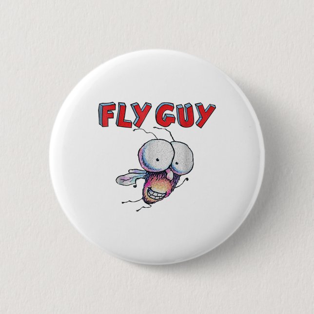 Fly Guy Kids Costume Tee  6 Cm Round Badge (Front)