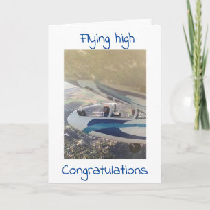 FLY HIGH AND ENJOY ***NEW PILOT*** CARD