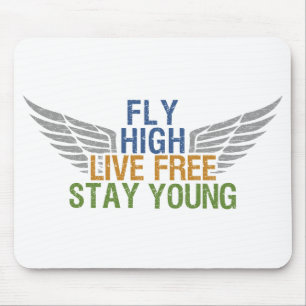 FLY HIGH custom mousepad