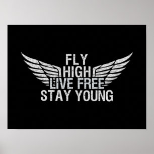FLY HIGH custom poster