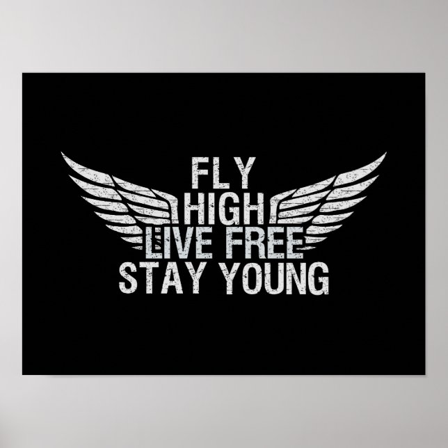 FLY HIGH custom poster (Front)
