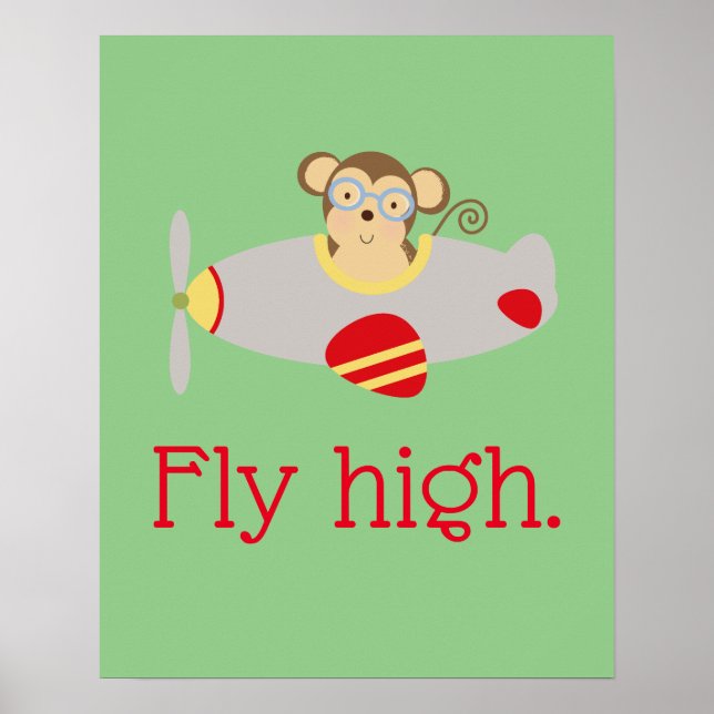Fly High Monkey Poster (Front)