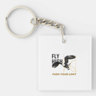 Fly High Push Your Limit  Key Ring