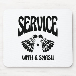 Fly High With Every Shuttle Badminton Player Shutt Mouse Mat
