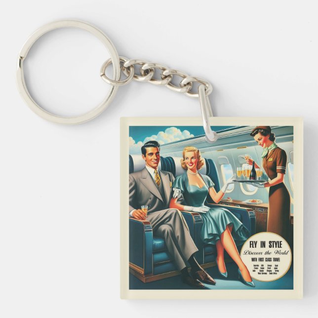 Fly In Style Key Ring (Front)