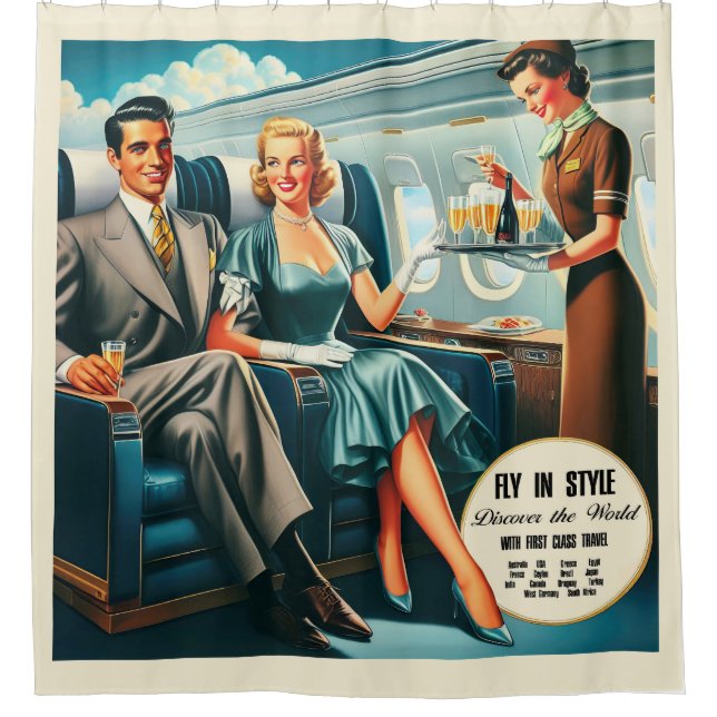 Fly In Style Shower Curtain (Front)
