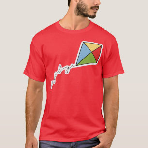Fly Kite Design T-Shirt