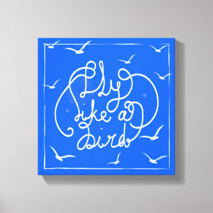 Fly Like A Bird Canvas Print