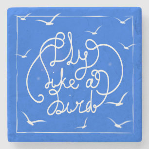 Fly Like A Bird Stone Coaster