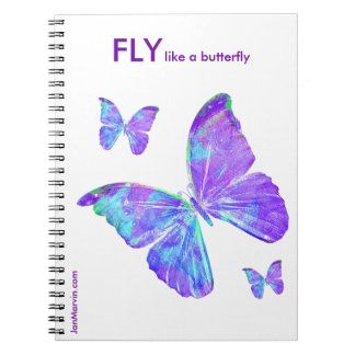 Fly Like a Butterfly Notebook by Jan Marvin