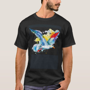 Fly Like a Painted Seagull T-Shirt