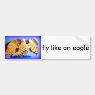 fly like an eagle bumper sticker