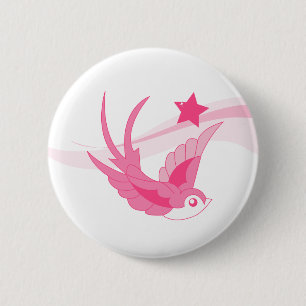 Fly me Away 6 Cm Round Badge