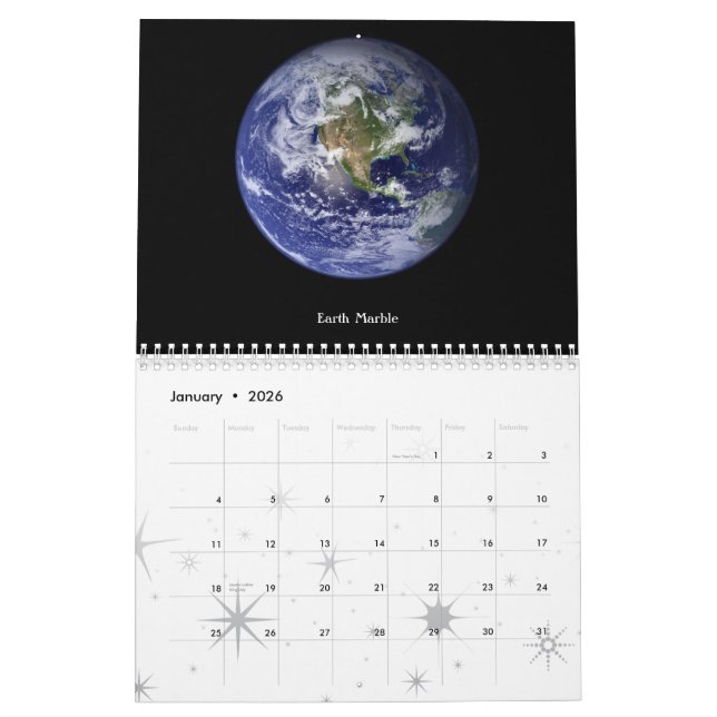 Fly Me to the Moon and Amongst the Stars Calendar (Jan 2026)