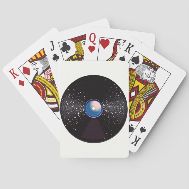 Fly Me to the Moon Playing Cards (Back)
