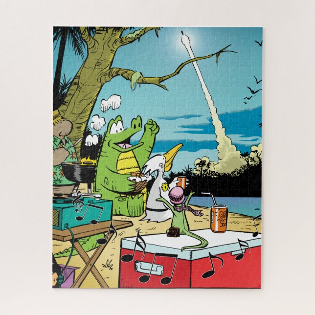 Fly Me To The Moon Puzzle (Vertical)