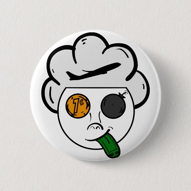 Fly Money 6 Cm Round Badge (Front)