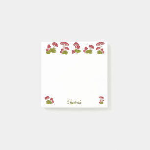 Fly Mushroom Goblincore Fairy Garden Shcool Office Post-it Notes
