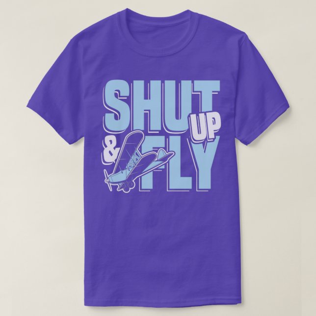 Fly Plane Funny Saying for pilot and copilot  T-Shirt (Design Front)