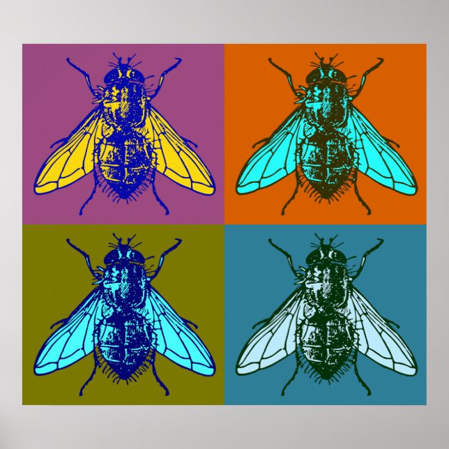 Fly Pop Art Poster (Front)