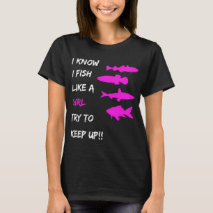 Fly Rod Fishing - bass fishing T-Shirt