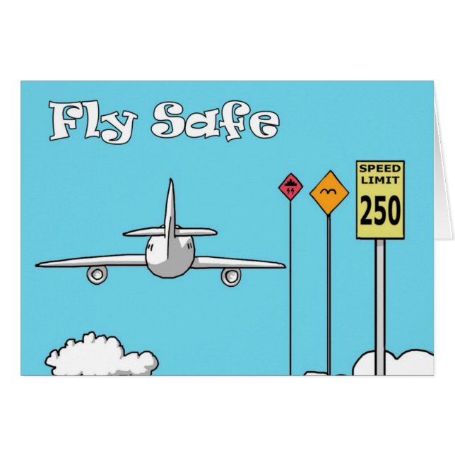 "Fly Safe" (Front Horizontal)