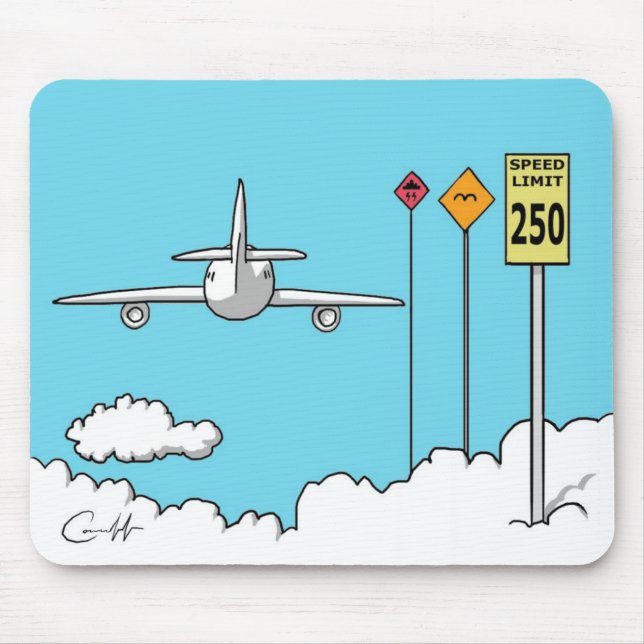 Fly Safe Mouse Mat (Front)