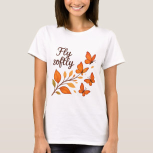 Fly Softly Autumn Butterflies — Women’s T-Shirt