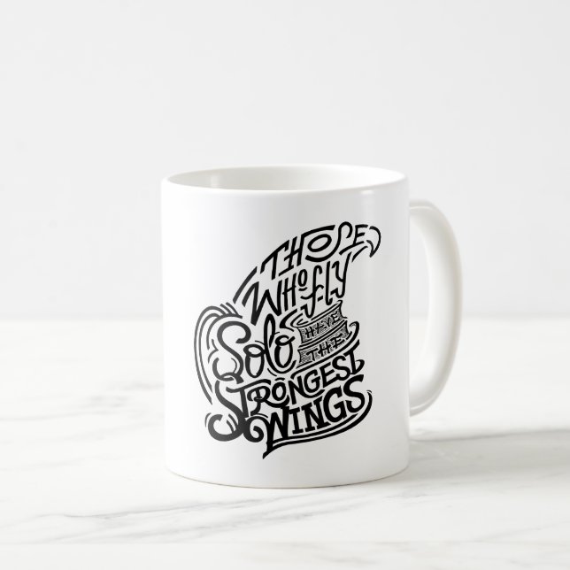 Fly Solo Coffee Mug (Front Right)
