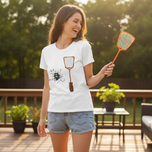 Fly Swat Dead Insect Womens T-Shirt