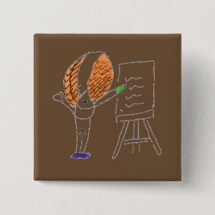 Fly Teacher Square Badge