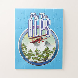 Fly The Alps Jigsaw Puzzle