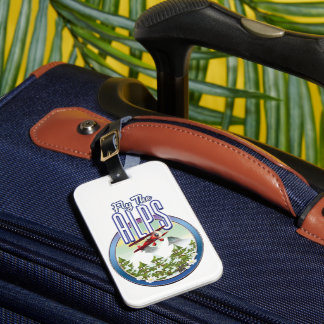 Fly The Alps Luggage Tag