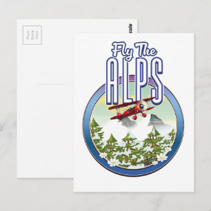 Fly The Alps Postcard