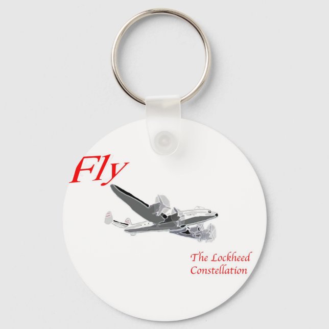 Fly the Lockheed Constellation Key Ring (Front)