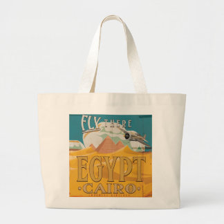 Fly There - Egypt Large Tote Bag