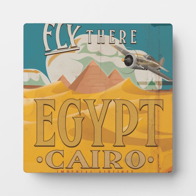Fly There - Egypt Plaque (Front)