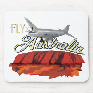 Fly To Australia Mouse Mat