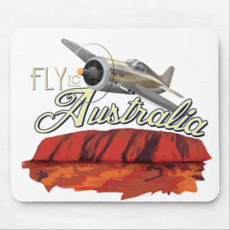 Fly To Australia Mouse Mat