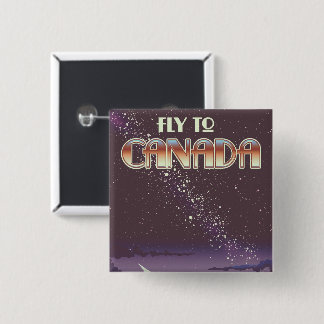 Fly To Canada 15 Cm Square Badge