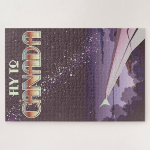 Fly To Canada Jigsaw Puzzle