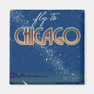 Fly to Chicago Magnet