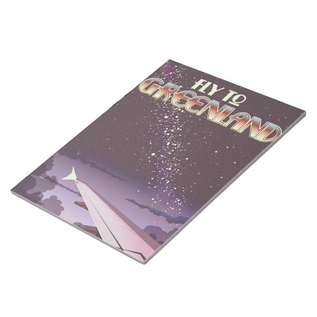 Fly To Greenland Notepad (Angled)