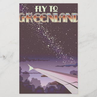 Fly To Greenland Stationery