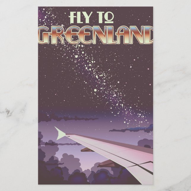 Fly To Greenland Stationery (Front)