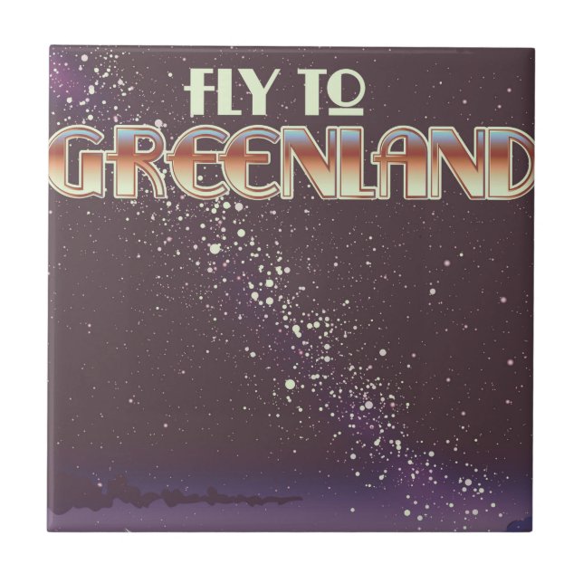 Fly To Greenland Tile (Front)