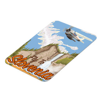 Fly To Slovenia Magnet