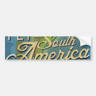 Fly To South America Bumper Sticker
