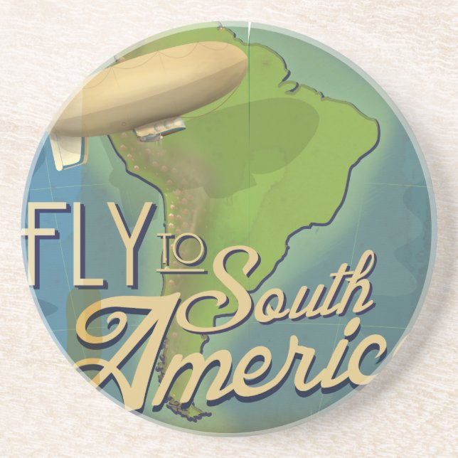 Fly To South America Coaster (Front)