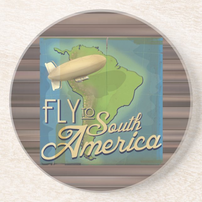 Fly To South America Coaster (Front)